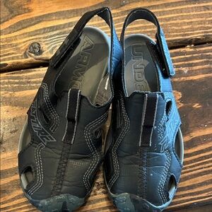 Under Armour Men's Black and Gray Sandals